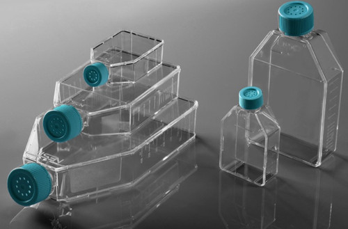 NEST Scientific 709003 - T175 Tissue Culture Treated Cell Culture Flask With Canted Neck And Vented Cap - Cell Culture Supplies - Stellar Scientific NEST Scientific 709003 - T175 Tissue Culture Treated Cell Culture Flask With Canted Neck And Vented Cap - Cell Culture Supplies - Stellar Scientific