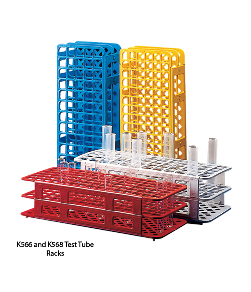 Blue Plastic Rack Holds Up to 40 x 15mL Tubes. Clamp to Labnet Shaker Platforms 