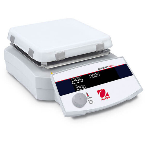 Ohaus 30541633 Guardian 5000 Hotplate With 7 x 7 Inch Ceramic Surface - Lab Equipment - Stellar Scientific - Lab Hotplates - Stellar Scientific