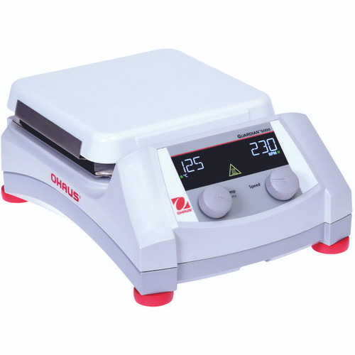 Ohaus Guardian 5000 Hotplate and Stirrer With 7 x 7 Inch Ceramic Platform and 15L Heating Capacity And 1600rpm Max Speed -30500520 - Lab Hotplates - Stellar Scientific