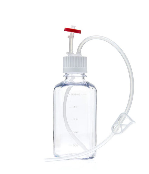 500mL PETG Sterile Single Use EZBio Bioprocessing Assembly With Dip Tube Filter And Tubing For Liquid Tranfer - Bioprocessing Supplies - Stellar Scientific