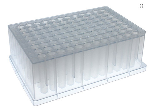 DP1100-RD-9I-N 96 Well Polypropylene Deep Well Plate With 1mL Capacity And Round Wells - Lab Supplies - Stellar Scientific