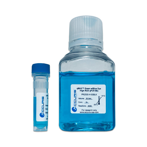 Accuris qMax Green With Non-Reactive Blue Tracking Dye, High Rox qPCR Mix, 2500 Reactions