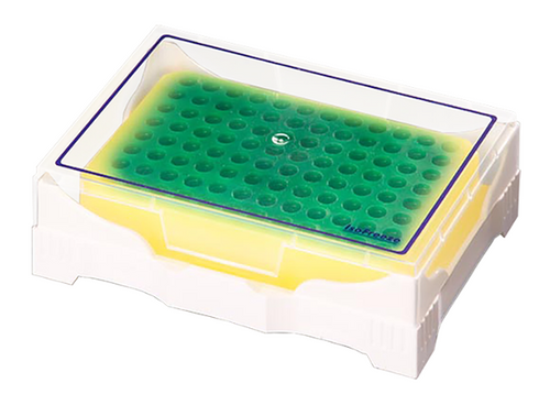 SSI IsoFreeze Color Changing 96 Well Benchtop Chiller For PCR Tubes and PCR Plates - Green - Lab Supplies - Stellar Scientific