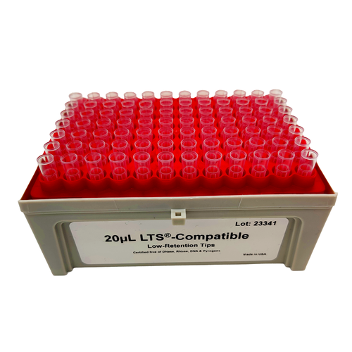 20uL TeepaKAL Rainin® LTS® Compatible Pipette Tips Are RNase And DNase Free In Flip Top Boxes- Pipette Tips - Stellar Scientific