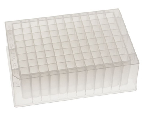 2mL Polypropylene 96 Well Deep Well Plates With Square Wells And V-Bottom - Lab Storage And Supplies - Stellar Scientific