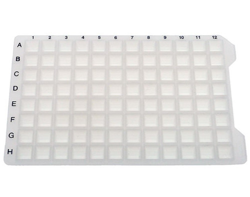 96 Well Square Silicone Mat For Deep Well Plates That Are Pre-Scored For Inserting Tips and Needles - Lab Automation Supplies - Stellar Scientific
