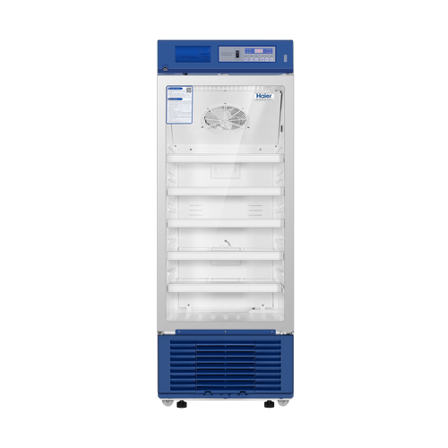 Pharmacy Refrigerator, Energy Star,  +2 to +8C, 390L (14cf), Glass Door, 115V/60Hz, 7 Adjustable Shelves