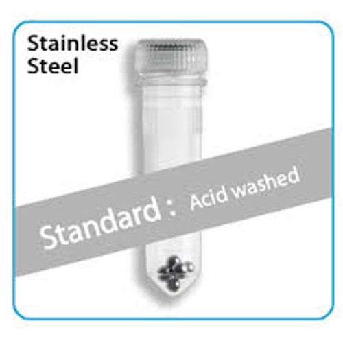 Prefilled 2.0ml Tubes - Stainless Steel (Acid-Washed) Homogenizer Beads, 2.8mm, 50/PK