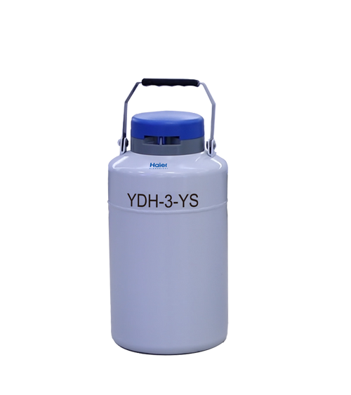 Haier Biomedical YDH-3 Small LN2 Dry Shipper Cannister For Cryogenic Storage - Lab Freezers - Stellar Scientific