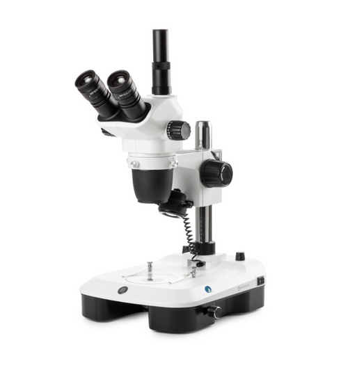 Euromex Trinocular Stereo Microscope with Dual LED Lighting - Microscopy Supplies - Stellar Scientific Euromex Trinocular Stereo Microscope with Dual LED Lighting - Microscopy Supplies - Stellar Scientific