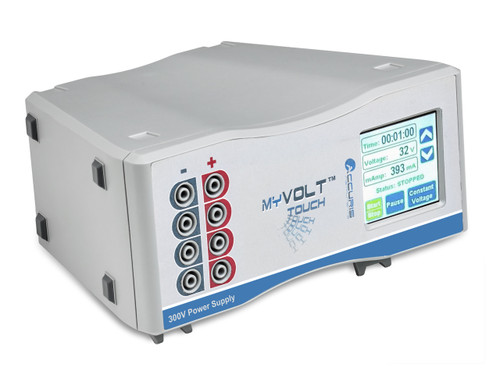 Benchmark Scientific E2301 myVolt Touch Power Supply features a beautiful full color touch screen