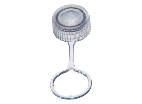 Bag of 500 Tethered Screw Caps with O-Ring Assembly for Screw Cap Tubes, RNase and DNase Free - Clear Bag of 500 Tethered Screw Caps with O-Ring Assembly for Screw Cap Tubes, RNase and DNase Free - Clear