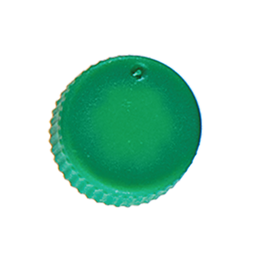Bag of 500 Screw Caps with O-Ring Assembly for Screw Cap Tubes, RNase and DNase Free, - Opaque Green Bag of 500 Screw Caps with O-Ring Assembly for Screw Cap Tubes, RNase and DNase Free, - Opaque Green