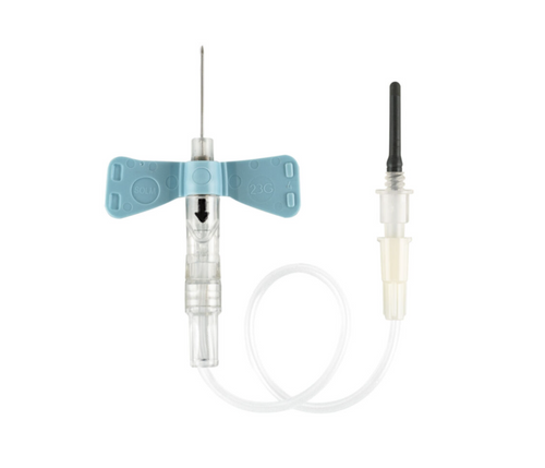 Sol-Guard PBLA2307 Safety Pull-Button Blood Collection Needle 23G x 3/4" w/ 7" Tubing Without Pre-Attached Holder Sol-Guard PBLA2307 Safety Pull-Button Blood Collection Needle 23G x 3/4" w/ 7" Tubing Without Pre-Attached Holder