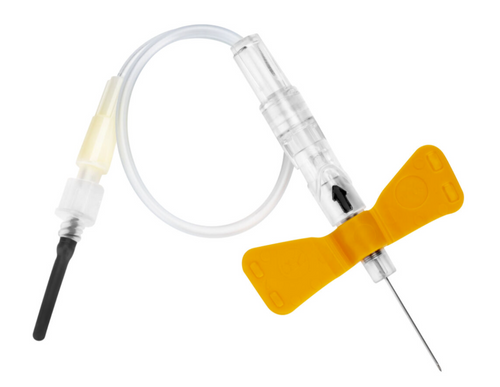 Sol-Guard PBLA2507 Safety Pull-Button Blood Collection Needle 25G x 3/4" w/ 12" Tubing Without Pre-Attached Holder Sol-Guard PBLA2507 Safety Pull-Button Blood Collection Needle 25G x 3/4" w/ 12" Tubing Without Pre-Attached Holder