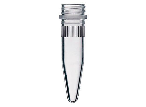 Stellar Scientific Squire™ 1.5mL Polypropylene Clear Screw-Cap Conical Bottom Micro Tube With Ribbed Walls, For Kitting And Sample Storage - Lab Supplies