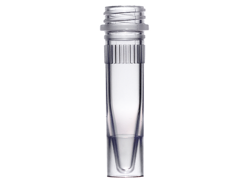 Stellar Scientific Squire™ 1.5mL Polypropylene Clear Screw-Cap Self-Standing Micro Tube With Ribbed Walls, For Kitting And Sample Storage - Lab Supplies
