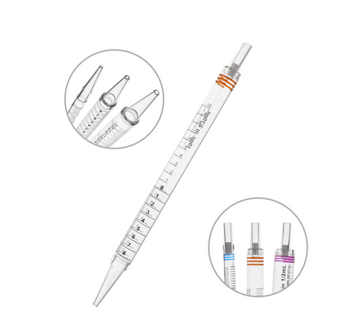 Taurus 10mL Shortened Polystyrene Serological Pipette - Ergonomic Design Accommodates Working Inside a BSC Hood - Cell Culture Supplies - Stellar Scientific