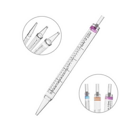 Taurus 25mL Shortened Polystyrene Serological Pipette - Ergonomic Design Accommodates Working Inside a BSC Hood - Cell Culture Supplies - Stellar Scientific