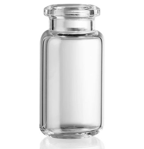 6mL Borosilicate Glass Headspace Vial with Crimp Closure, 20mm Tapered Opening, Radius Bottom