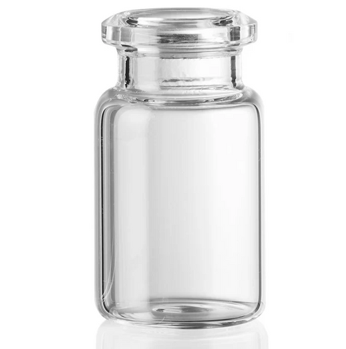 6mL Borosilicate Glass Headspace Vial with Crimp Closure, 20mm Tapered Opening, Flat Bottom