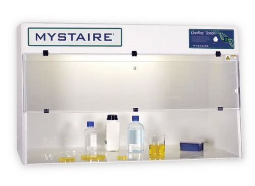 Mystaire CleanPrep 48 Inch Wide Dead Air Box For PCR Prep and Other Isolated Lab Activities