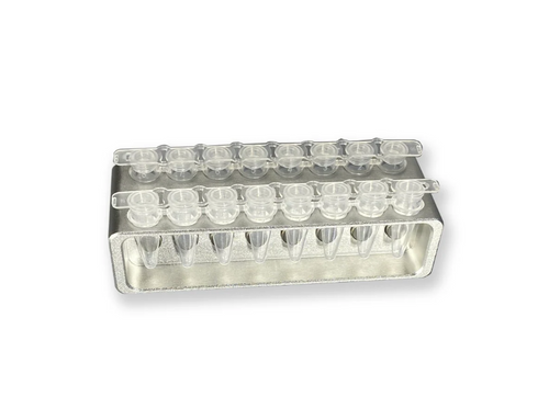 Magnetic Rack MRK100285 For Two 8-Place PCR Tube Strips - Lab Equipment - Stellar Scientific