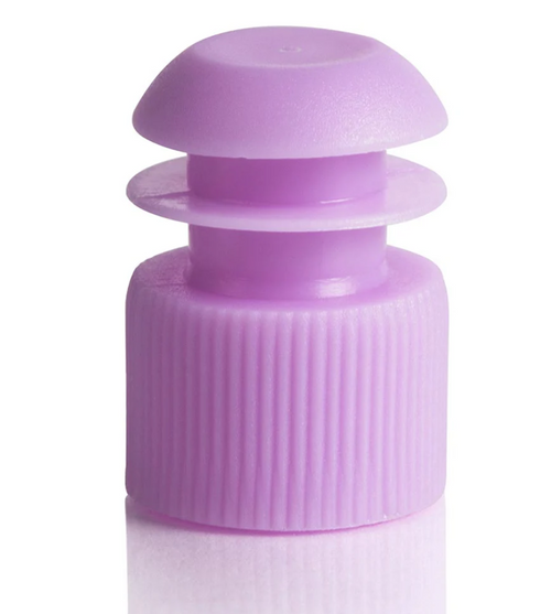 Globe Scientific 116152L - Flanged Plug Cap for 16mm Tubes - Clinical Lab Supplies - Stellar Scientific