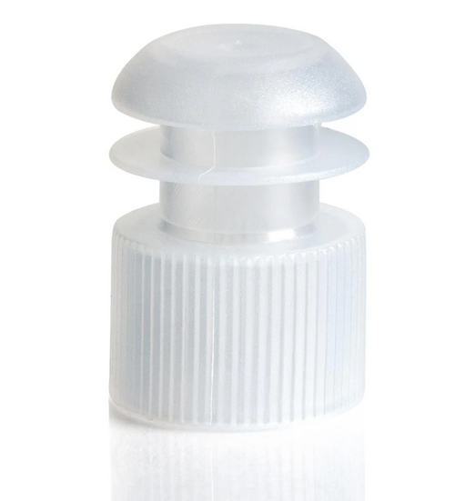 Globe Scientific 116152C - Flanged Plug Cap for 16mm Tubes - Clinical Lab Supplies - Stellar Scientific
