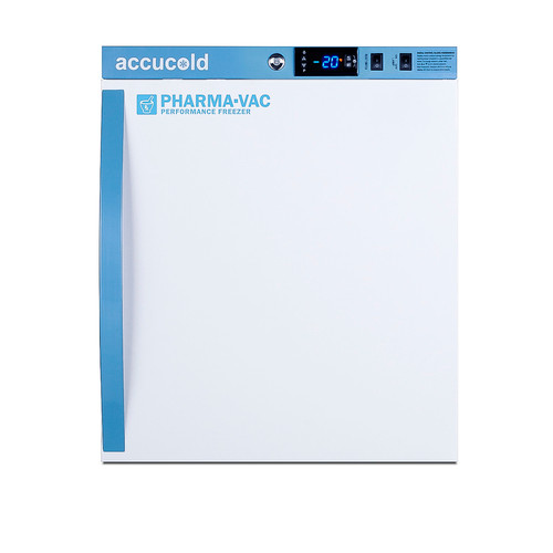 1.4 Cubic Foot Pharmacy/Vaccine Freezer With Solid Door, -10 to -30ºC Temperature Range, Two Adjustable Shelves