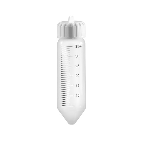 OK-Go! High-Speed Graduated Oakridge Centrifuge Tubes, Conical Bottom With Pinch-Tab Cap, 35mL, Pack of 12