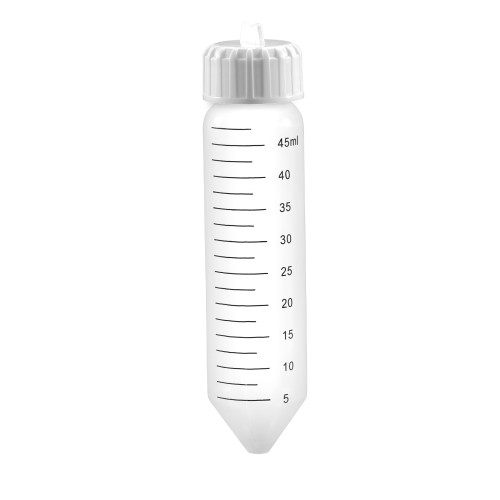 OK-Go! High-Speed Graduated Oakridge Centrifuge Tubes, Conical Bottom With Pinch-Tab Cap, 50mL, Pack of 12