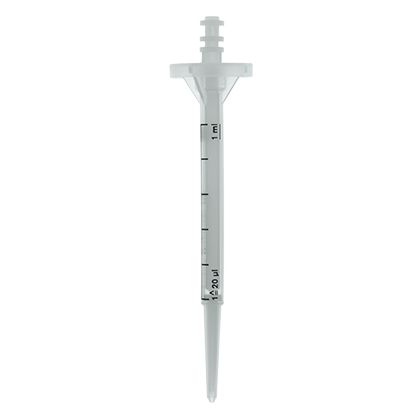 1mL PD-Tips II Polypropylene Repeating Pipette Tip For HandyStep and Other Repeating Pipettes, Pack of 100