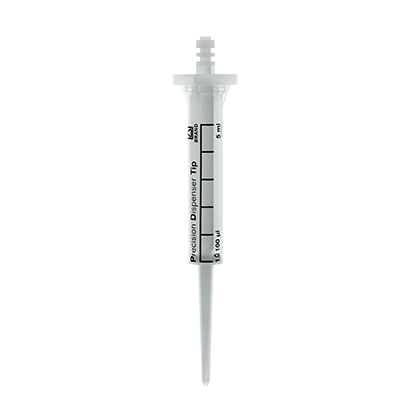 5mL PD-Tips II Polypropylene Repeating Pipette Tip For HandyStep and Other Repeating Pipettes, Pack of 100