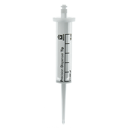 10mL PD-Tips II Polypropylene Repeating Pipette Tip For HandyStep and Other Repeating Pipettes, Pack of 100