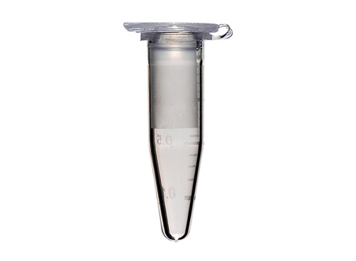 Squire™ 1.7mL Clear Boil-Resistant Microcentrifuge Tube With Large Cap, RNase/DNase Free,  Bag of 500