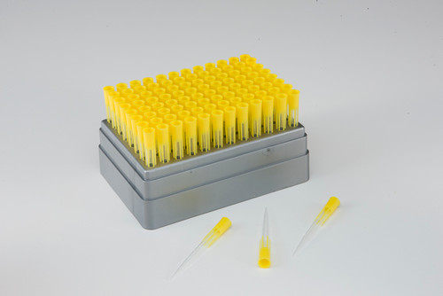 The best pipette tip for multichannel pipetting. Rubber collar grips tip cones for a leak-proof seal. Sturdy boxes will not tip over when loading tips.