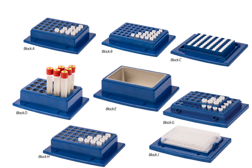 I-4000-B - Block B for 54 x 0.5mL tubes for use with the Labnet Accutherm Heating and Cooling Microtube Vortexer Incubator I-4000-B - Block B for 54 x 0.5mL tubes for use with the Labnet Accutherm Heating and Cooling Microtube Vortexer Incubator