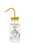 Six Pack of 500mL Wash Bottle with Yellow Color Coded Cap, Safety Labels, Self-Venting, For Storing Isopropanol 