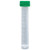 Globe Scientific 10mL Standing Transport Tube with Screw Cap - Green 6102 - Lab Supplies - Stellar Scientific