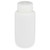 250mL Wide Mouth HDPE Round Bottom Lab Storage Bottle 7010250 for storing powders and Liquids - Lab Supplies - Stellar Scientific
