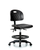Polyurethane Medium Bench Lab Chair with Black Tube Foot Ring and Black Casters PMBCH-RG-T0-A0-BF-RC-BLK - Laboratory Chairs - Stellar Scientific Polyurethane Medium Bench Lab Chair with Black Tube Foot Ring and Black Casters PMBCH-RG-T0-A0-BF-RC-BLK - Laboratory Chairs - Stellar Scientific