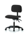 Vinyl Desk Lab Chair with Black Casters- VDHCH-RG-T0-A0-RC-8540 - Laboratory Chairs - Stellar Scientific