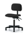 Vinyl Medium Bench Lab Chair with No Foot Ring and Black Glides - VMBCH-RG-T0-A0-NF-RG-8540 -Laboratory Chairs - Stellar Scientific