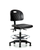 Black Polyurethane Lab Chair wtih Chrome Ring and Black Bell Non Marring Feet HPMBCH-RG-T0-A0-CF-RG-BLK - Laboratory Chairs - Stellar Scientific Black Polyurethane Lab Chair wtih Chrome Ring and Black Bell Non Marring Feet HPMBCH-RG-T0-A0-CF-RG-BLK - Laboratory Chairs - Stellar Scientific
