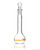 Borosil 50mL Clear Volumetric Flask 5647012D For Precise Liquid Measurement - Lab Glassware - Stellar Scientific 