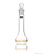 Borosil 100mL Clear Volumetric Flask 5647016D For Precise Liquid Measurement - Lab Glassware - Stellar Scientific 