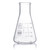 Globe Scientific Wide Mouth 125mL ASTM Glass Erlenmeyer Flasks 8410125 For Laboratory Liquid Storage - Lab Glassware - Stellar Scientific