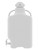 20L Carboy Made From Bleachable HDPE With Polypropylene Cap And Spigot For Mixing Storing and Transporting Lab Liquids - Lab Supplies - Stellar Scientific